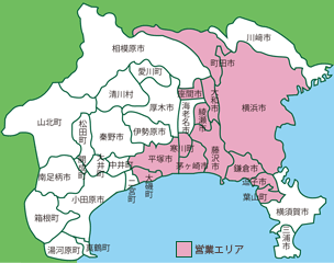 神奈川県地図